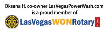 Las Vegas Power Wash member Las Vegas WON Rotary Club